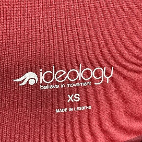 Ideology Womens High Rise Side Pockets 10" Biker, Red XS - Picture 7 of 8